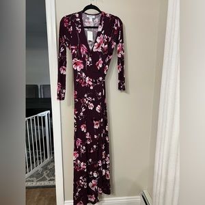Motherhood maternity floral maxi dress